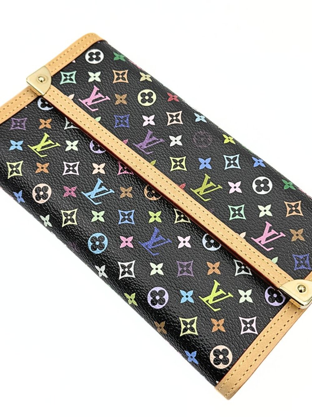 Louis Vuitton TH0094 Monogram Multicolor Porte Tresor Intl Murakami Wallet